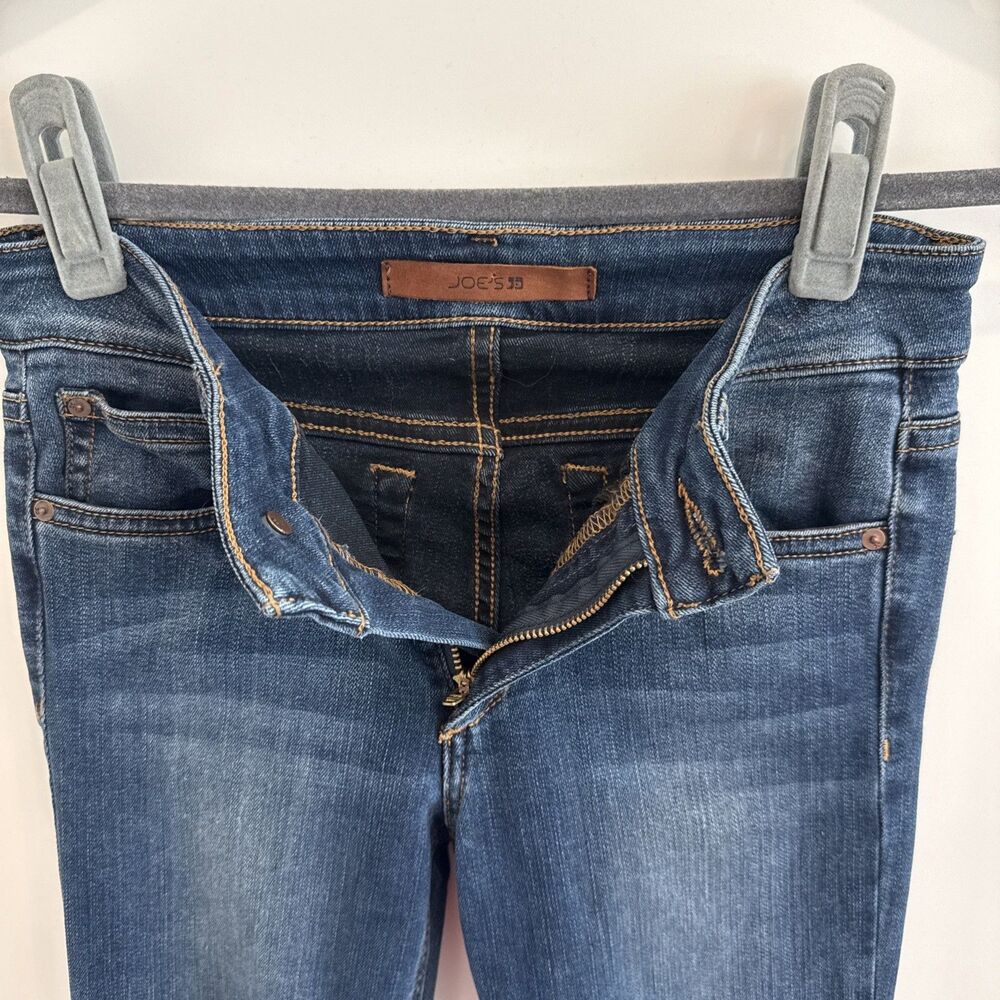 Joes Jeans Womens Sz 26x33 Icon Flare Blue Mid Rise Flawless Boho Y2K 90s Vibes - Picture 4 of 10